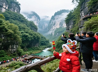 春节武汉到重庆武隆旅游团-轻松假期 5天4晚全程呵护之旅