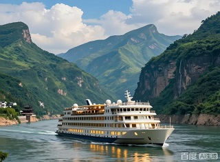 武汉上船到重庆游轮旅游-船行江上，景在身边，心在远方